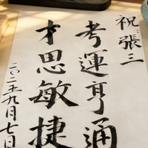 D15C Master Calligraphy Blessing Set (at least 6 Sheets)