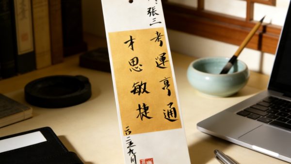 D15A Master Calligraphy Blessing (Single Sheet)
