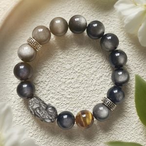 Ink Shadow Auspicious Pattern Bracelet