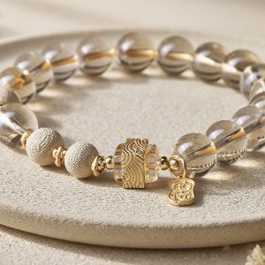 Crystal Essence Golden Seal Bracelet