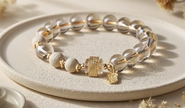 Crystal Essence Golden Seal Bracelet