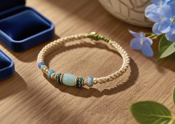 Jade Vine Entwined Fragrance Bracelet