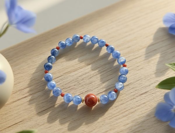 Blue Crystal Clear Waves Bracelet