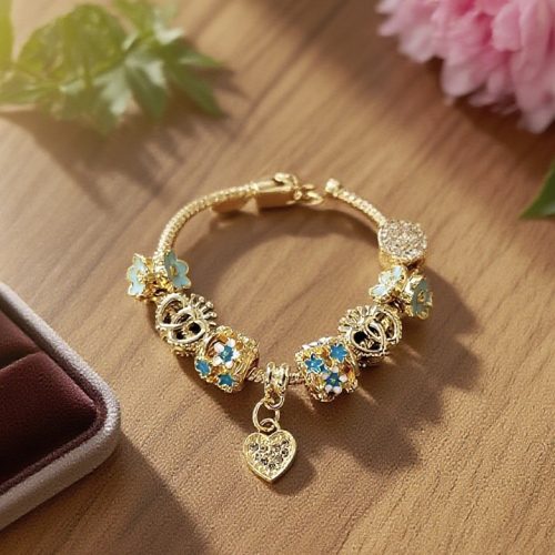 Golden Radiance Elegant Rhythm Bracelet