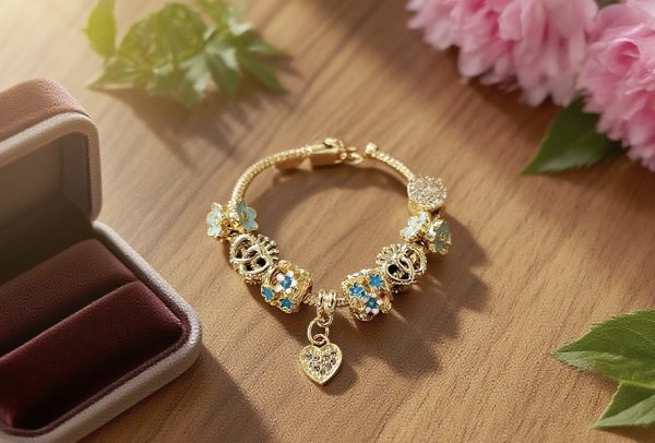 Golden Radiance Elegant Rhythm Bracelet